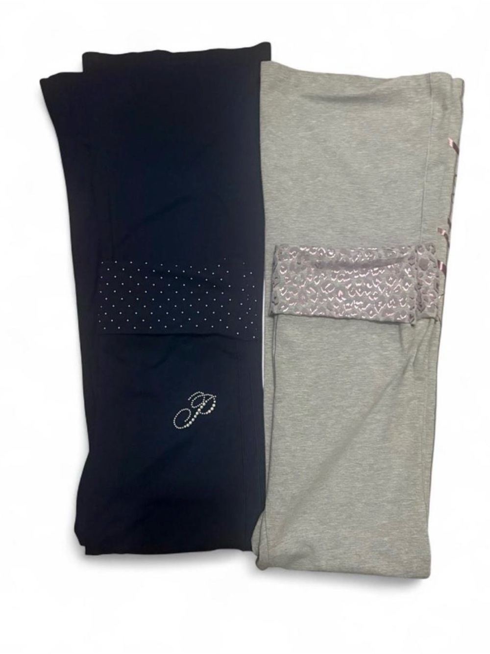 bundle of 2 victoria’s secret pink foldover flared leggings